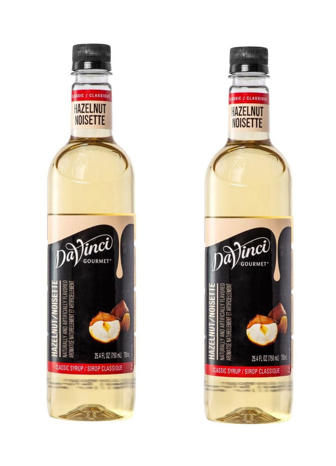 (image for) DaVinci Gourmet Classic Hazelnut Beverage Syrup 750 ml